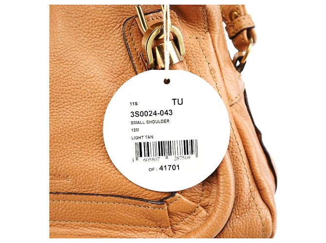 Chloé Borsa Paraty 2-Way in pelle tan - vista 8