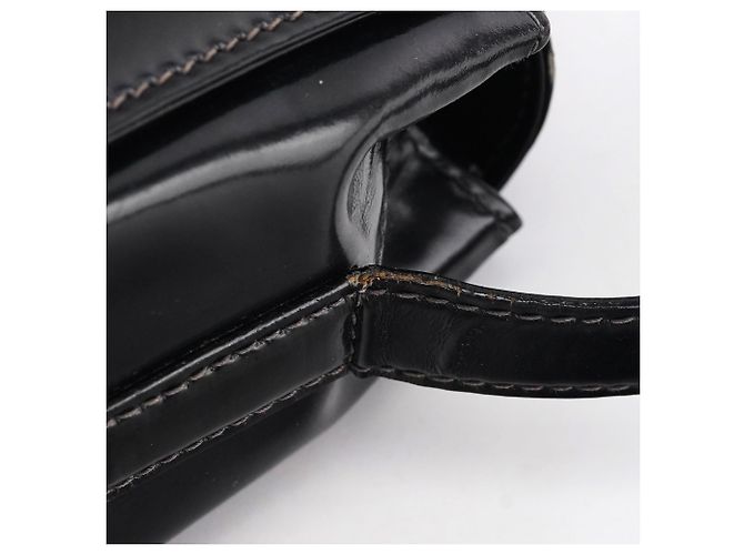 Prada Borsa a tracolla Sport 1995 in pelle spazzolato nera - vista 11