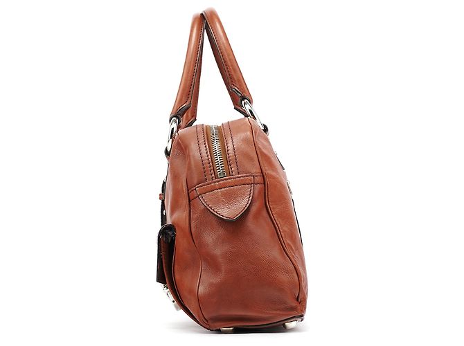 Marc Jacobs Borsa Tote Venetia in pelle marrone - vista 2