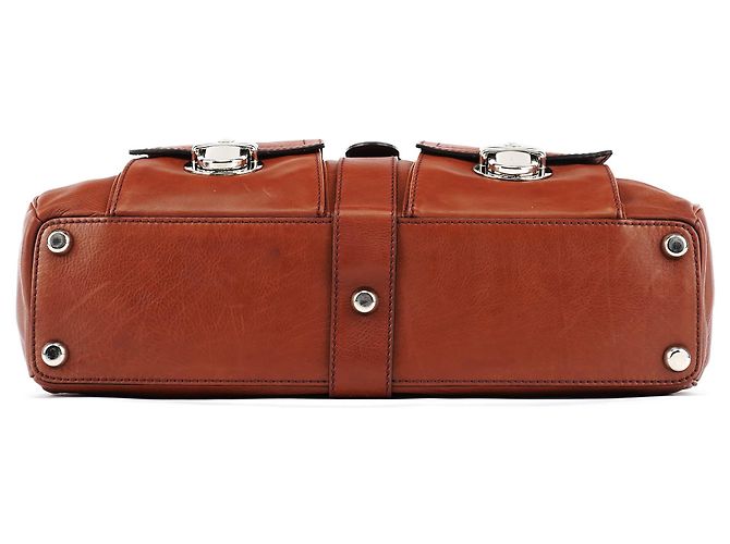 Marc Jacobs Borsa Tote Venetia in pelle marrone - vista 5