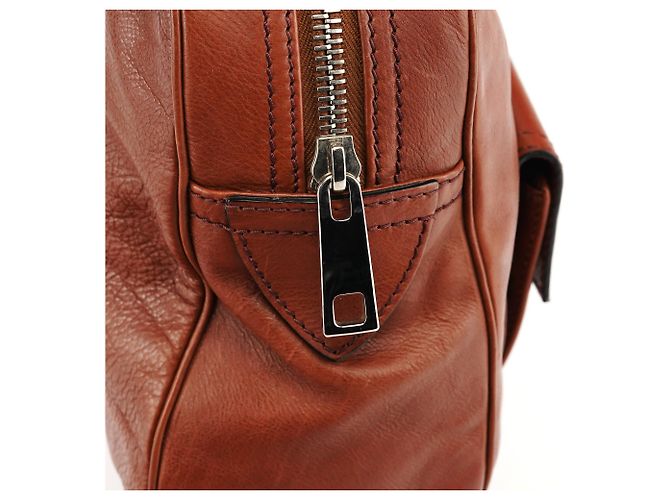 Marc Jacobs Borsa Tote Venetia in pelle marrone - vista 9