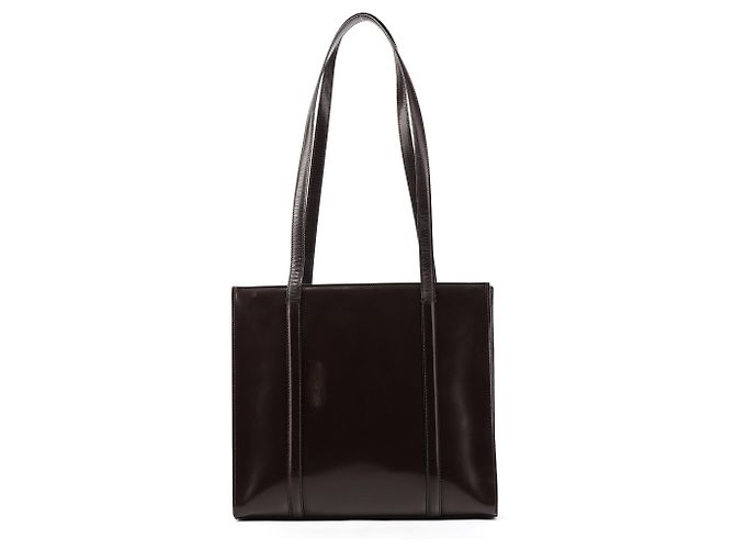 Prada Borsa Tote Sport 1995 in pelle spazzolato marrone - vista 3