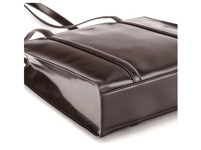 Prada Borsa Tote Sport 1995 in pelle spazzolato marrone - vista 6