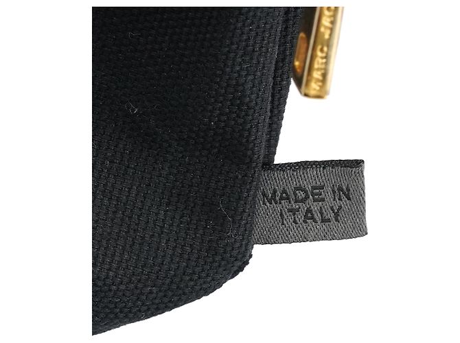 Marc Jacobs Borsa a tracolla in pelle matelassé nera con catena - vista 14
