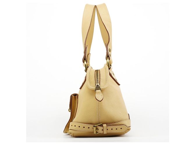 Mulberry Borsa Tote Knightsbridge in pelle avorio - vista 2