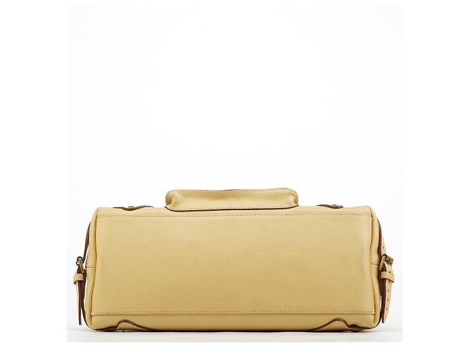 Mulberry Borsa Tote Knightsbridge in pelle avorio - vista 5