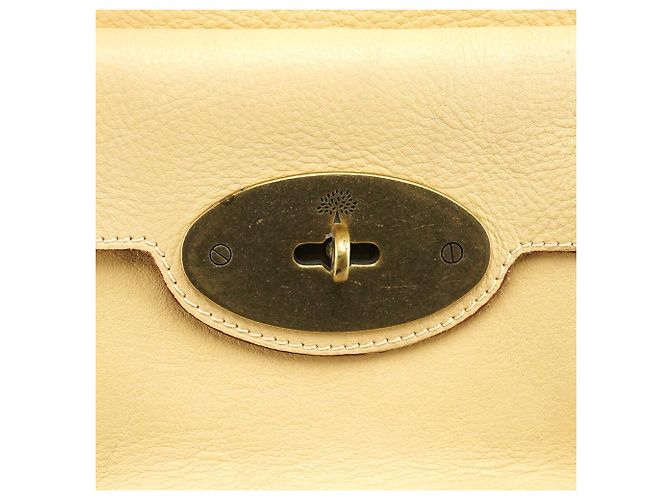 Mulberry Borsa Tote Knightsbridge in pelle avorio - vista 6