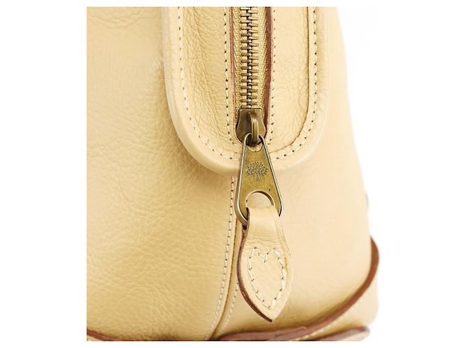 Mulberry Borsa Tote Knightsbridge in pelle avorio - vista 8