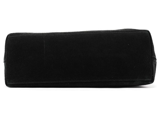 Gucci 001 3244 Borsa a spalla in camoscio nero Bamboo - vista 4
