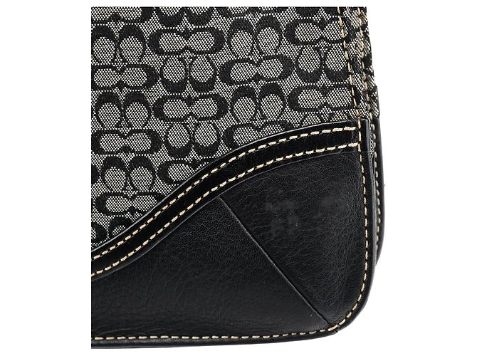 Coach Borsa Soho Top Handle Signature 7076 Grey Black - vista 10