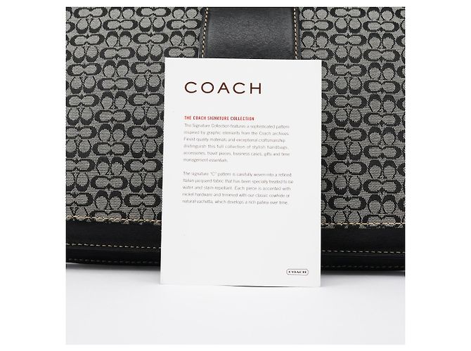 Coach Borsa Soho Top Handle Signature 7076 Grey Black - vista 14