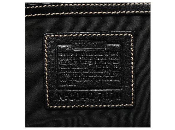 Coach Borsa Soho Top Handle Signature 7076 Grey Black - vista 15
