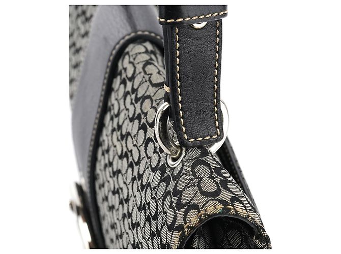 Coach Borsa Soho Top Handle Signature 7076 Grey Black - vista 7