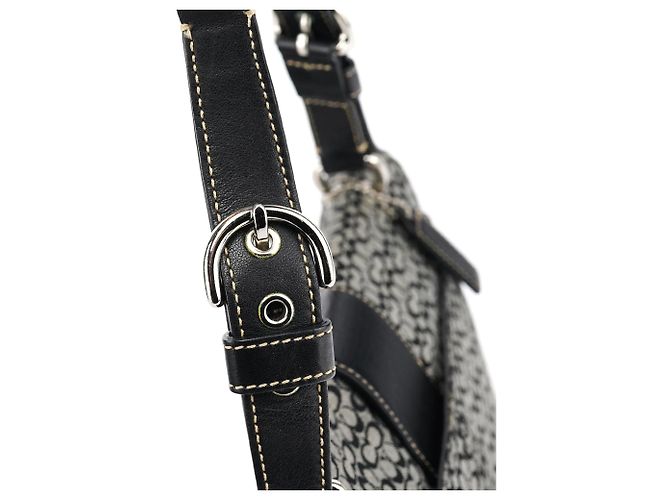 Coach Borsa Soho Top Handle Signature 7076 Grey Black - vista 8