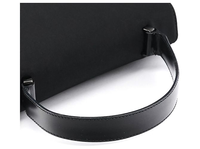 Prada Borsa a mano in Tessuto Nylon Nero - vista 10