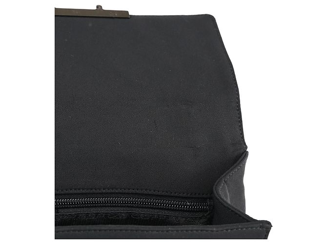 Prada Borsa a mano in Tessuto Nylon Nero - vista 14