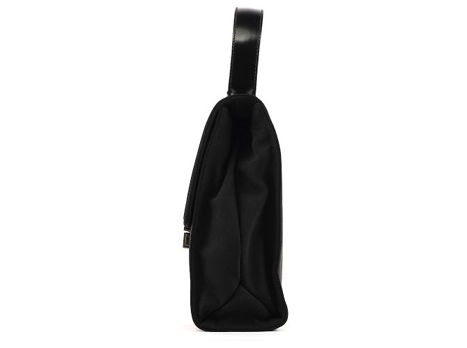 Prada Borsa a mano in Tessuto Nylon Nero - vista 2
