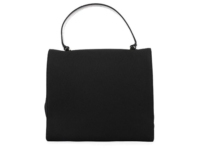 Prada Borsa a mano in Tessuto Nylon Nero - vista 3