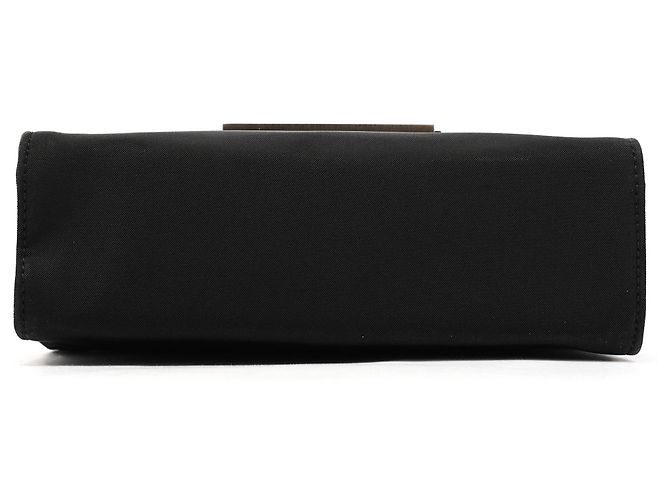 Prada Borsa a mano in Tessuto Nylon Nero - vista 5