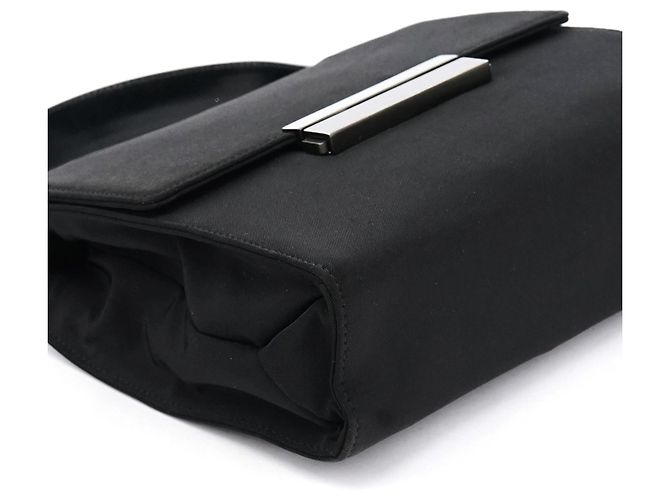 Prada Borsa a mano in Tessuto Nylon Nero - vista 8
