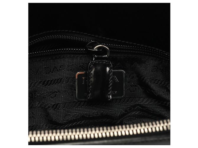Prada Borsa Tote Sport 1995 in pelle spazzolato nera - vista 12
