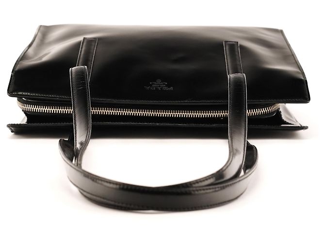 Prada Borsa Tote Sport 1995 in pelle spazzolato nera - vista 4