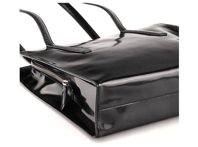 Prada Borsa Tote Sport 1995 in pelle spazzolato nera - vista 7