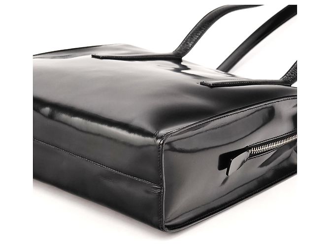 Prada Borsa Tote Sport 1995 in pelle spazzolato nera - vista 8
