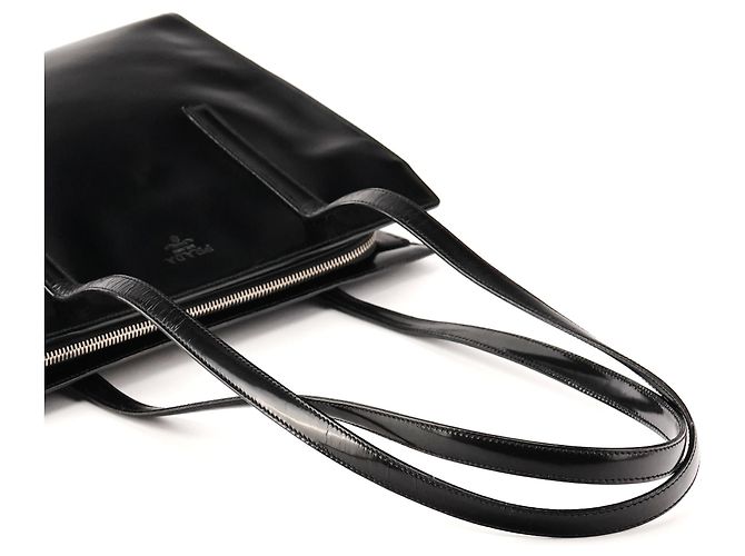 Prada Borsa Tote Sport 1995 in pelle spazzolato nera - vista 9