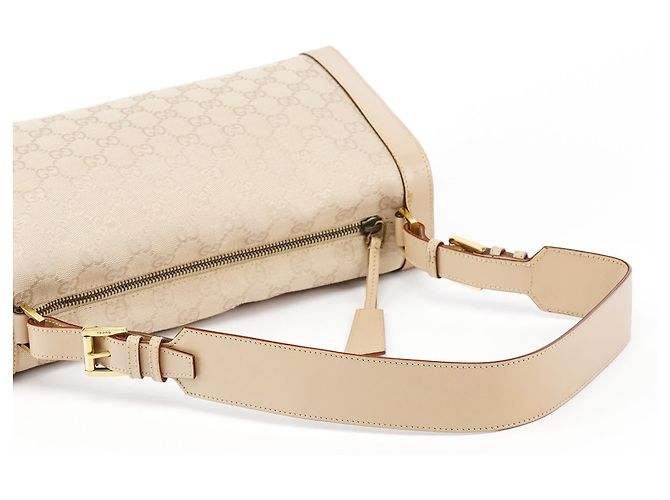 Gucci 92706 Borsa a tracolla Beige GG Canvas - vista 12