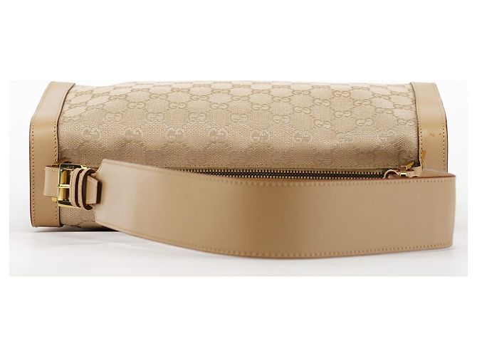 Gucci 92706 Borsa a tracolla Beige GG Canvas - vista 4