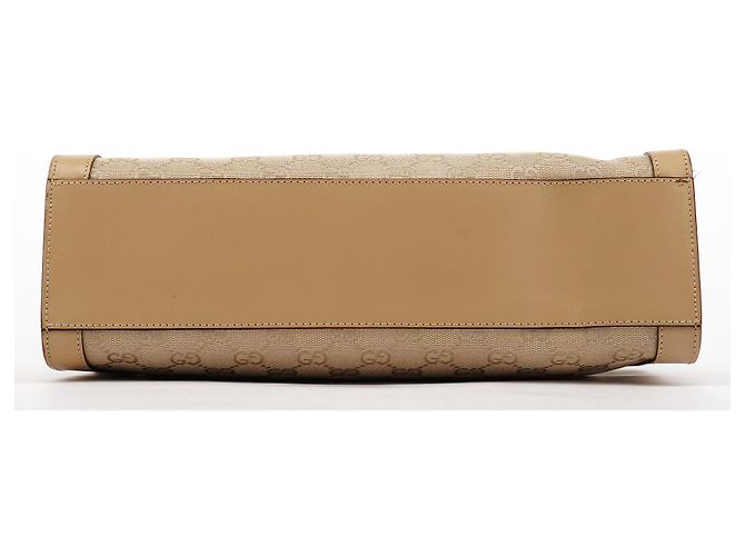 Gucci 92706 Borsa a tracolla Beige GG Canvas - vista 5