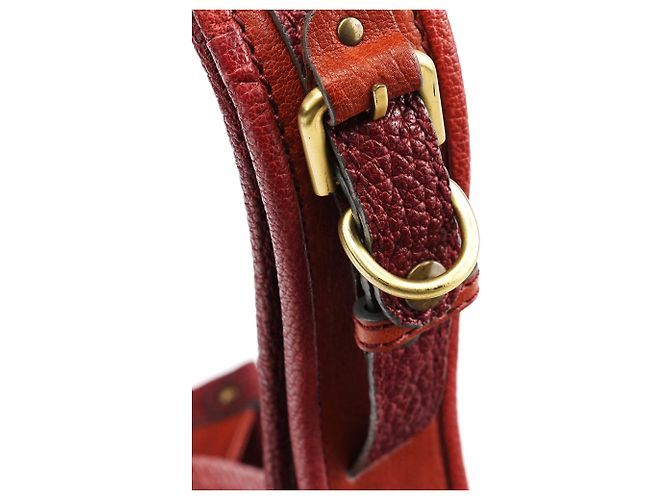 Chloé Fall 2005 Red Grained Leather Saddle Schultertasche - Ansicht 8