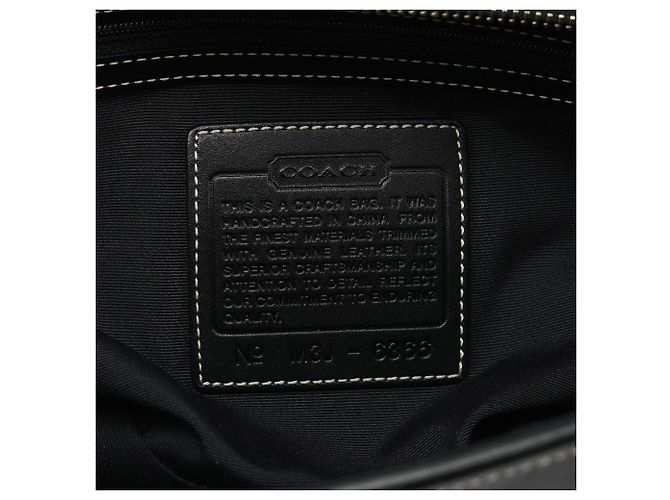 Coach 6366 Borsa Tote Soho in Signature Canvas Nero - vista 10