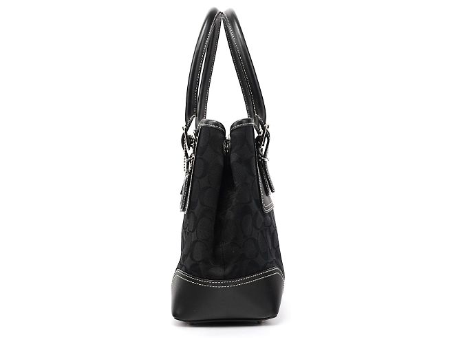 Coach 6366 Borsa Tote Soho in Signature Canvas Nero - vista 2