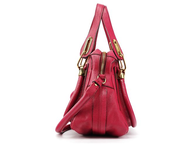 Chloé Borsa 2-Way Paraty in pelle rosa - vista 2