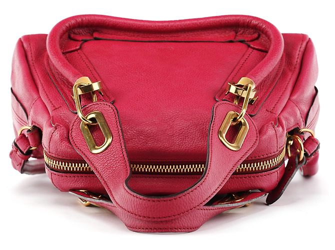 Chloé Borsa 2-Way Paraty in pelle rosa - vista 4