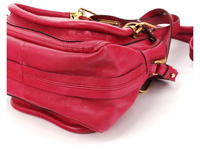 Chloé Borsa 2-Way Paraty in pelle rosa - vista 8