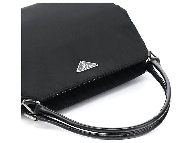 Prada Borsa a tracolla Black Tessuto Chic Nylon - vista 11