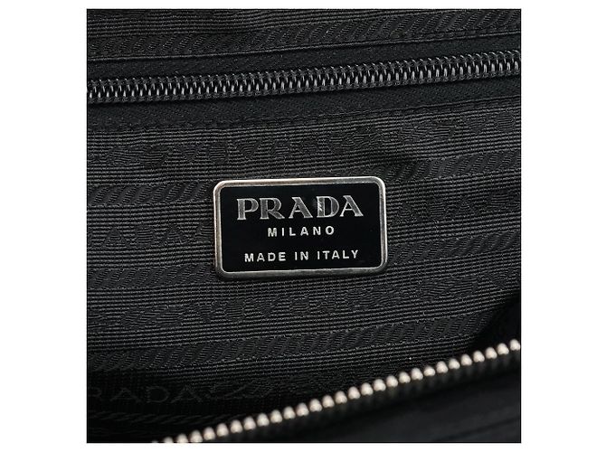 Prada Borsa a tracolla Black Tessuto Chic Nylon - vista 13