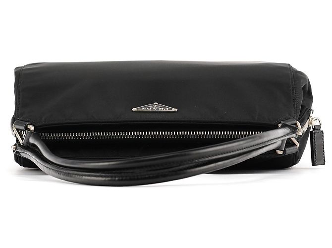 Prada Borsa a tracolla Black Tessuto Chic Nylon - vista 4