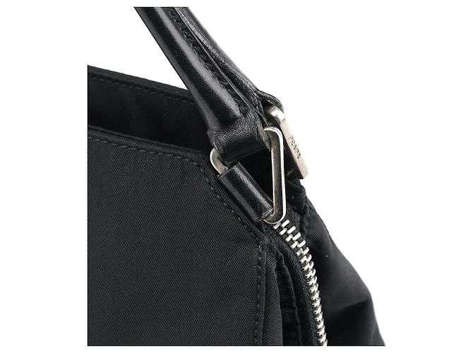 Prada Borsa a tracolla Black Tessuto Chic Nylon - vista 7