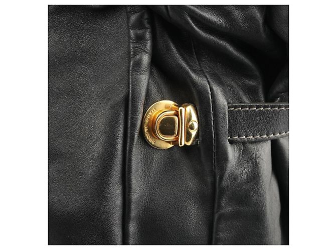 Marc Jacobs Borsa Tote in pelle nera con manici annodati - vista 6