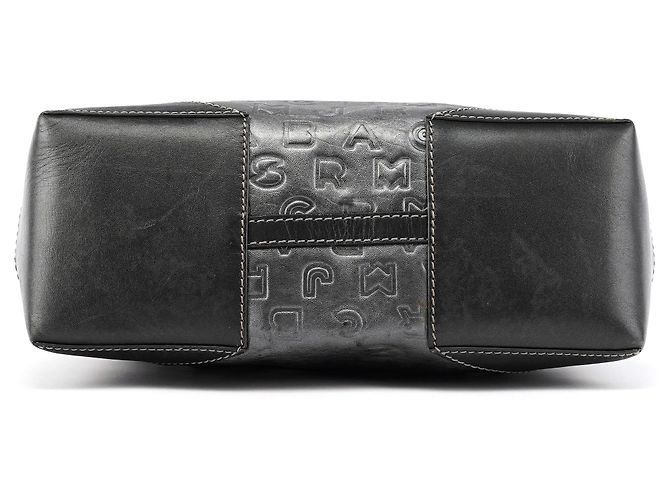 Marc Jacobs Borsa 2-Way in pelle grigia con logo impresso - vista 5
