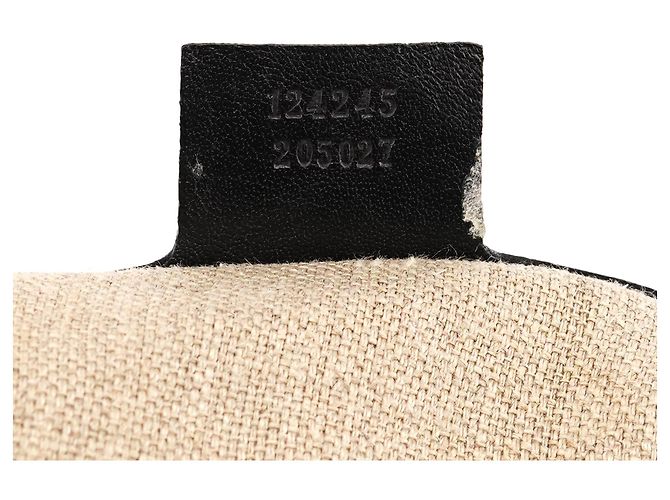 Gucci Borsa Bowling GG 124245 in pelle di vitello nera - vista 13