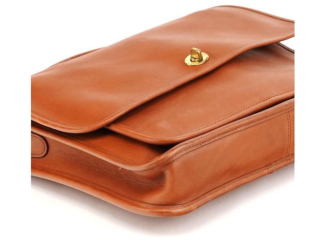 Coach Borsa Metropolitan 2-Way in pelle Light Brown 5181 - vista 10