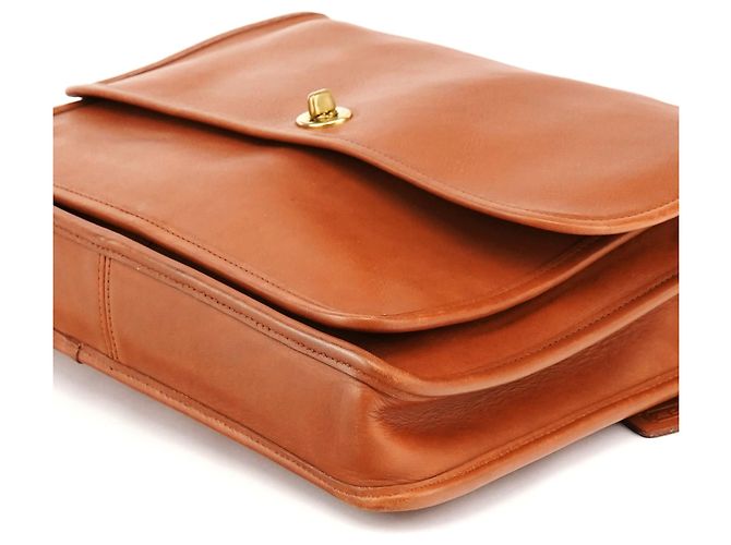Coach Borsa Metropolitan 2-Way in pelle Light Brown 5181 - vista 11