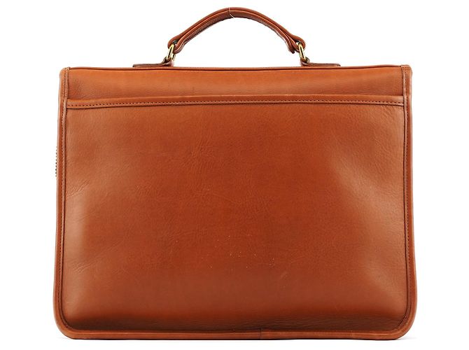 Coach Borsa Metropolitan 2-Way in pelle Light Brown 5181 - vista 3