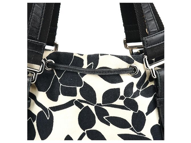 Yves Saint Laurent Borsa Tote YSL in tela floreale - vista 13