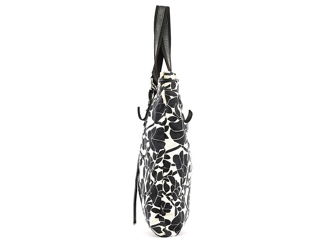 Yves Saint Laurent Borsa Tote YSL in tela floreale - vista 2